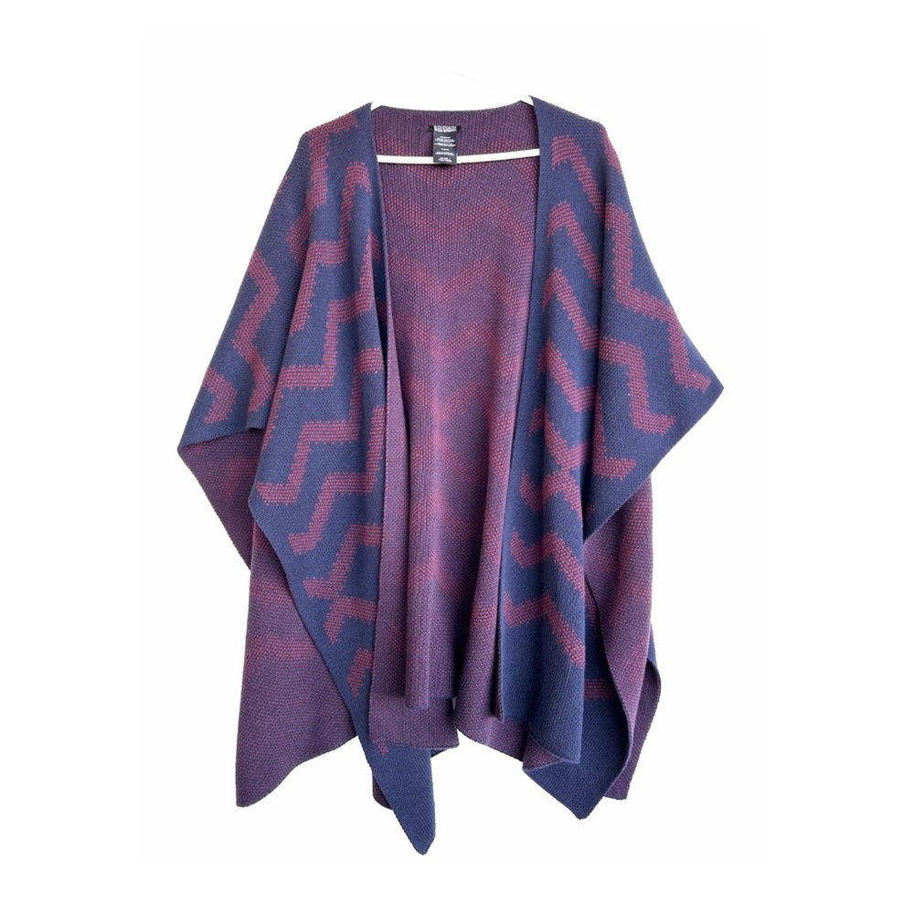Shawl Sweater Poncho, One size